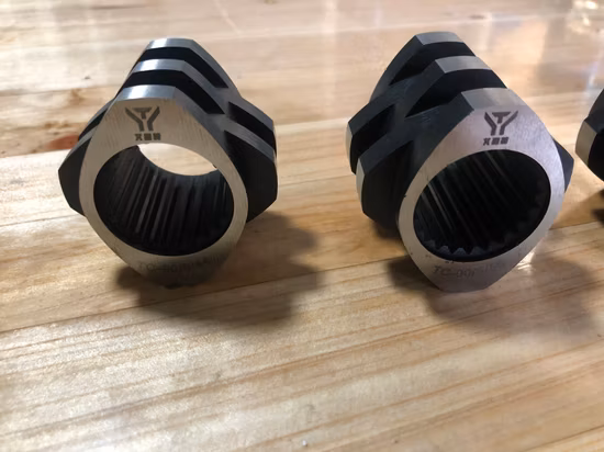 Componentes de rosca del granulador de plástico PP, PA, Pet, POM,