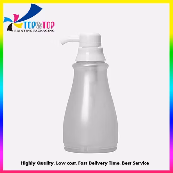 Botella vacía del espray de la loción cosmética antibacteriana de la piel del lavado del desinfectante de la mano del gel del cuidado de la piel del animal doméstico 500ml